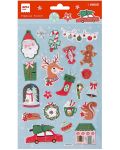 Коледни обемни стикери  Apli Kids - Северен елен, 22 броя - 1t