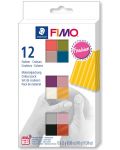 Комплект глина Staedtler Fimo Soft - Fashion, 12 цвята - 1t