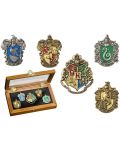 Комплект значки The Noble Collection Movies: Harry Potter - Hogwarts - 2t