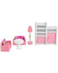 Комплект Kruzzel - Обзавеждане за детска къща, розово - 3t