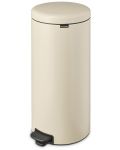 Кош за отпадъци с педал Brabantia - NewIcon, 30 L, бежов - 2t