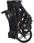 Комбинирана бебешка количка Moni - Raffaello, черна - 8t