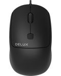 Комплект Delux - K190U+M320BU, черен - 8t