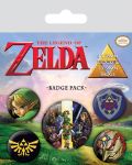 Комплект значки Pyramid -  The Legend Of Zelda - 1t