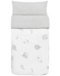 Комплект детски чаршафи Baby Clic - Nuit White, 70 х 140 cm - 1t