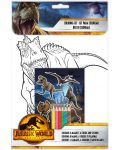 Комплект за оцветяване Kids Licensing - Jurassic World - 1t