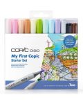 Комплект маркери Too Copic Ciao - Стартов сет, 10 цвята + 2 броя multi liner 0.1 mm - 1t