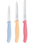 Комплект от 3 ножа Victorinox - Swiss Classic, Trend Colors - 2t