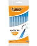 Комплект химикалки BIC Round Stic Classic - 1.0 mm, сини, 8 броя - 1t