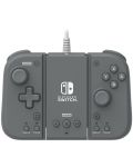 Контролер Hori - Split Pad Compact Attachment Set, сив (Nintendo Switch) - 1t