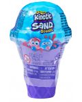 Комплект с кинетичен пясък Kinetic Sand - Сладолед, Син - 1t