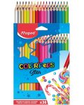 Комплект цветни моливи Maped Color Peps - Star, 36 цвята - 1t