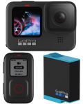 Комплект GoPro - HERO 9 Black, резервна батерия и дистанционно - 1t