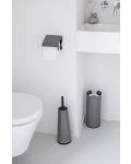 Комплект от 3 аксесоара за тоалетна Brabantia - ReNew, Platinum - 2t