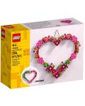 Конструктор LEGO Iconic - Орнамент сърце (40638) - 1t