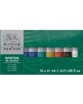 Комплект маслена боя Winsor & Newton Winton - 10 цвята, 21 ml - 1t
