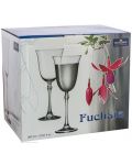 Комплект чаши за вино Bohemia - Royal Fuchsia, 6 броя x 360 ml - 2t
