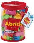 Конструктор Ecoiffier Abrick - Блокчета в червена торба, 50 части - 1t