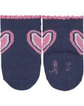 Комплект детски чорапи Sterntaler - Сърца, 17/18 размер, 6-12 м, 3 чифта - 3t
