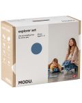Комплект за игра Modu - Explorer set, наситено синьо-небесно синьо - 2t