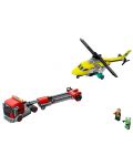 Конструктор LEGO City - Превоз на спасителен хеликоптер (60343) - 2t