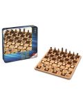Комплект шах и табла Cayro – 25.5 x 25.5 cm, в метална кутия - 3t