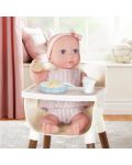 Комплект за кукли Battat Lulla Baby - Столче и аксесоари за хранене, 14 части - 4t