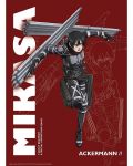 Комплект мини плакати GB eye Animation: Attack on Titan - Levi & Mikasa - 3t