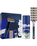 Gillette Комплект за бръснене Гел, 75 ml + Самобръсначка с резервни ножчета, 6 броя - 1t