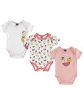 Комплект бодита с къс ръкав Jacky - Multipack Girls, 3 броя - 1t