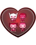 Комплект мини фигури Funko Pocket POP! Marvel: The Avengers - Happy Valentine's Day Box - 1t
