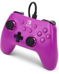 Контролер PowerA - Enhanced, жичен, за Nintendo Switch, Grape Purple - 4t