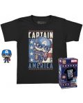 Комплект Funko POP! Collector's Box: Marvel - Captain America (Captain America) (Special Edition) - 1t