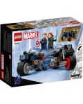 Конструктор LEGO Marvel Super Heroes - Мотоциклетите на Капитан Америка и Черната вдовица (76260) - 2t