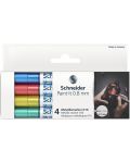Комплект маркери Schneider Paint-It - 010, 0.8 mm, 4 цвята - 2t