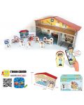 Комплект говорещи играчки Jagu - Болница и къща, 10 части - 1t