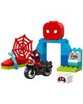 Конструктор LEGO Duplo - Мотоциклетното приключение на Спайди (10424) - 3t