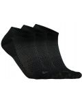 Комплект чорапи Craft - Core Dry Footies, 3 чифта , черни - 1t