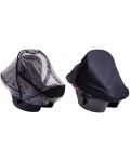 Комплект дъждобран и слънчобран за кошница за кола Phil & Teds Alpha Protect - 1t