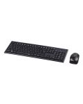 Комплект мишка и клавиатура Hama - Cortino, безжичен, черен - 1t