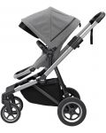 Комбинирана бебешка количка 2 в 1 Thule - Sleek, Grey Melange Aluminum - 4t