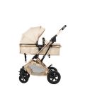 Комбинирана детска количка KikkaBoo - Kaia, 3 в 1, Beige - 7t