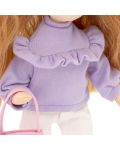 Комплект дрехи за кукла Orange Toys Sweet Sisters - Лилав пуловер - 4t