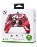 Контролер PowerA - Enhanced, жичен, за Xbox One/Series X/S, Red Camo - 6t