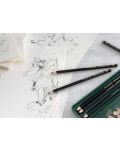 Комплект графитни моливи Faber-Castell Pitt - Matt, 6 броя - 5t