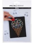 Комплект за бродиране Creativ Company - Сладолед - 1t