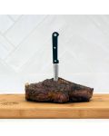 Комплект ножове за стек и пица MasterChef - 4 броя, черни/инокс - 2t