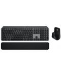 Комплект мишка и клавиатура Logitech - MX Keys S Combo for Mac, безжичен, сив - 1t