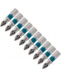 Комплект битове Gross - PZ1 x 25 mm, стомана S2, 10 броя - 3t