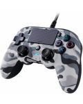 Контролер Nacon - Wired Compact, Camo Grey (PS4/PC) - 4t